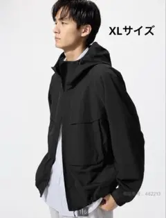 ユニクロ ウインドプルーフパーカ XL ブラック 2025年秋冬モデル