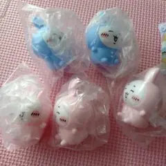 ちいかわ ソフビフィギュア4 ちいかわ ハチワレセット