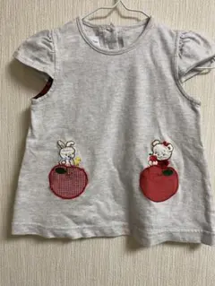familiar ファミリア トップス 90cm うさぎ くま 刺繍のサムネイル