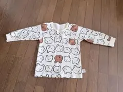 長袖パジャマ 腹巻付き くまさん柄 100サイズ