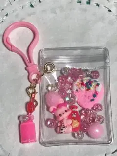 キャンディーバッグキーホルダー うさぎ ピンク系