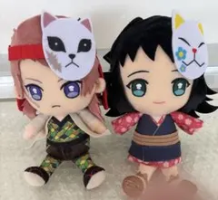 鬼滅の刃　ぬいぐるみ　錆兎　真菰２体セットです。タグ付き