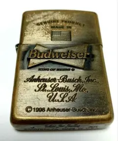 バドワイザー　ジッポー Budweiser バドワイザー ZIPPO風オイルライター 未使用品 希少