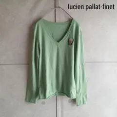 lucien pallat-finet スカル カシミヤVネックニット X852のサムネイル