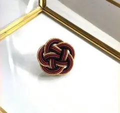 水引アクセサリー　ラペルピン　ピンバッジ　ブートニエール　成人式　卒業式　七五三