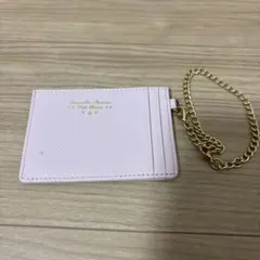 Samantha Thavasaピンク パスケース ゴールドチェーン付き