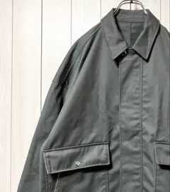 美品 adrer アドラー ワークジャケット ジップポケット グレー Sのサムネイル