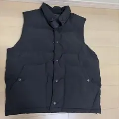 GU ブラック ダウンベスト