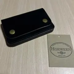 ホーウィン クロムエクセル 105 トラッカーウォレット 真鍮 ミニ 茶芯