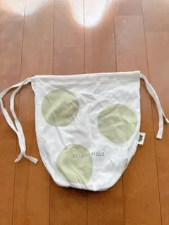 ジェラートピケ　ヨッシー　巾着　gelatopique