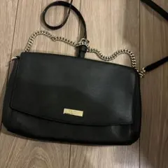 Kate Spade ショルダーバッグ 黒 合成皮革
