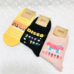 BTS レディース ソックス 3足セット 曲モチーフ靴下