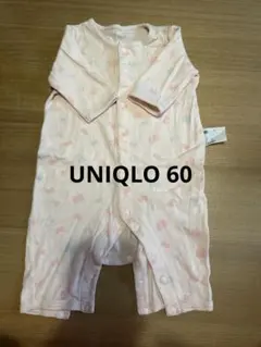 UNIQLO 花柄ロンパース 60cm