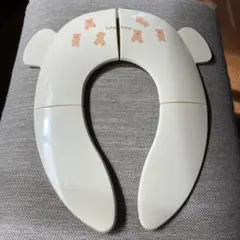 futafuta 補助便座 折りたたみ式 くま柄