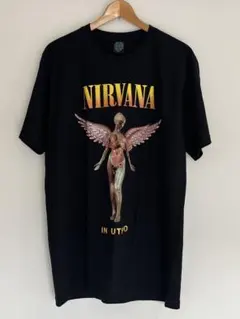 新品 バンドTシャツL ニルバーナNIRVANAイン ユーテロ IN UTERO