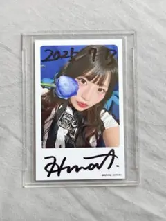 新品未使用品　フォトカード　 青木陽菜　直筆サイン入りブロマイド風チェキ 青木陽菜 直筆サイン チェキ風フォトカード - メルカリ