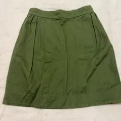 シンゾーン my D'artagnan ミリタリー風 タックスカート カーキのサムネイル