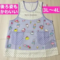 大きいサイズ☆サンリオキャラクターズ エプロン 3L〜4L 保育士 キキララ