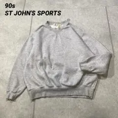 90s ST JOHN'S SPORTSセントジョーンズスポーツ無地前Vガゼット