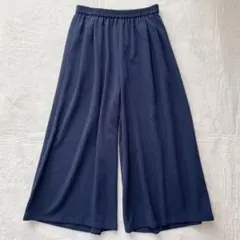 used 詩仙堂しせんどう ちりめんパンツ グレー長ズボン 日本製 