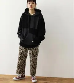 【WEB限定】ロデオクラウンズ ワイドボウル レオパードパンツのサムネイル