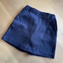 familiar ファミリア　ラップキュロット　ネイビー　110