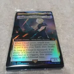 MTG ミッドガルの傭兵 クラウド foil プロモ 英語版 - メルカリ