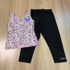 Chacott レオタード パンツ セット 花柄 スポーツ　130