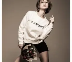 美品　CAROME トレーナー ホワイト