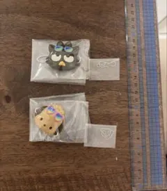 ミニチュアおめんコレクションバッドばつ丸、ポチャッコ