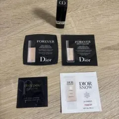 デパコス サンプルセット Dior クレドポー ファンデ 下地 日焼け止 リップ