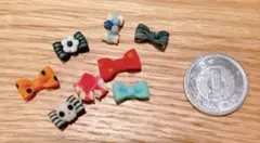 ハンドメイドパーツセット リボン、フルーツ、ラインストーン ☆おまけ付き