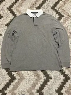 【美品】Polo Ralph Lauren グレー XL 刺繍ロゴ