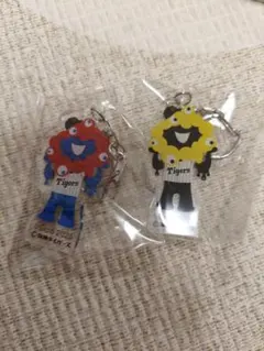阪神コラボ ミャクミャク アクリルキーホルダーホルダー2個セット