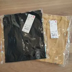 【新品】UNIQLO 130サイズ Tシャツ ブラック イエロー セット