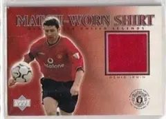 DENIS IRWIN（デニス　アーウィン）ジャージカード　マンU　2002