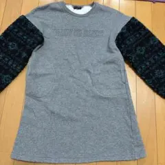 scolar トレーナー　チュニック 裏起毛　140