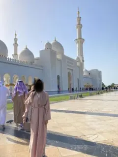 アバヤ　ヒジャブ　腰紐　3点セット