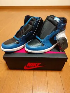新品 ナイキ エアジョーダン１ ダークマリーナブルー 26cm