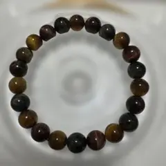 天然石 カラフルタイガーアイ ブレスレット 仕事運