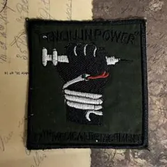 70s 米軍 医療部隊 注射器 ワッペン ベトナム戦争 ミリタリー ヴィンテージ