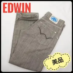 【美品】エドウィン　701RS　イージーパンツ　デニム　グレー　Мサイズ