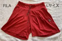 FILA Lサイズ レッドハーフパンツ