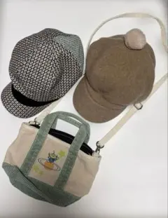 美品　トイストーリーバッグ・bruff kids帽子・BRANSHES帽子