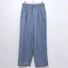 ローリーズファーム テーパードパンツ F 水色 レディース リヨセル ワイド