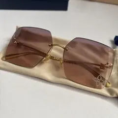 極美品】ルイヴィトン サングラス デスマヨ LV ピンクパープル 付属付