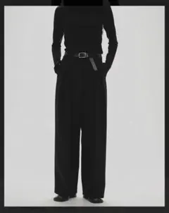 etretokyo キャバルリーツイルワイドパンツBLK/S - メルカリ