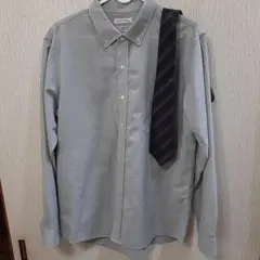 美品‼️長袖シャツブルーグレーM