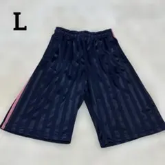 [버스트 오브 에너지] 네이비 핑크 라인 저지 하프 팬츠