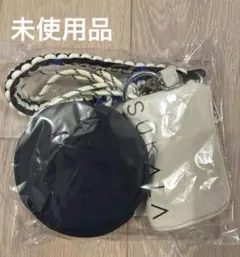 SUKALA ネイビー ポーチ マルチストラップ付き　黒　未使用品